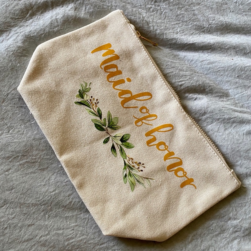 Maid of Honor Cosmetics Bag